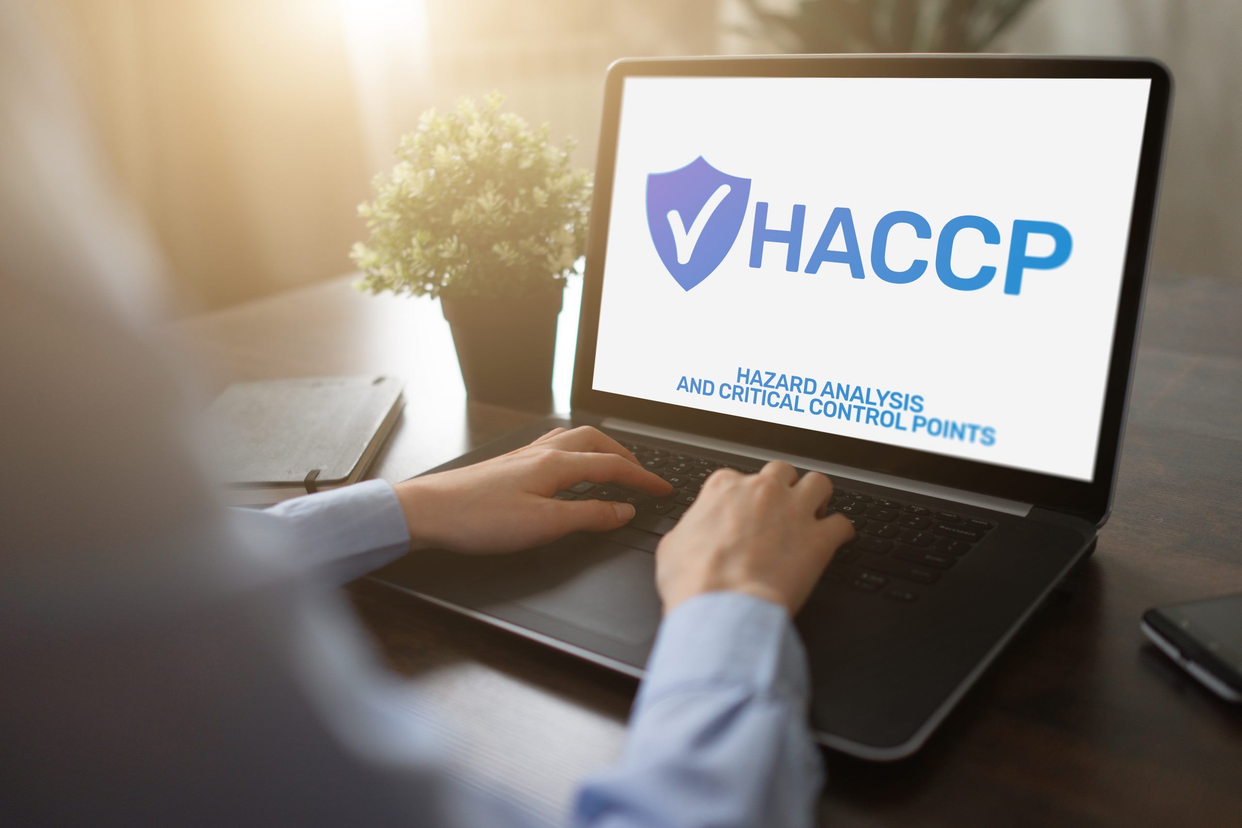 HACCP - Hazard Analysis and Critical Control Point. Standard and certification, quality control management rules for food industry.