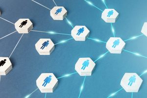 The spread of ideas through a network of people. Leader and leadership. The rapid dissemination of information and reaction of society. Collaboration and cooperation with followers to achieve goals.