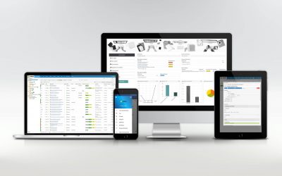 Mockup of Landax showing all devices